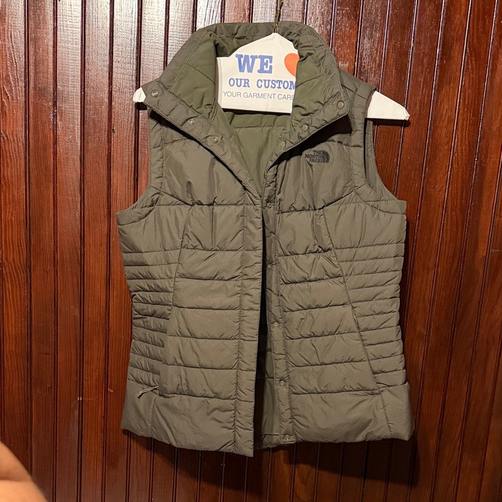 The North Face Olive Green Vest